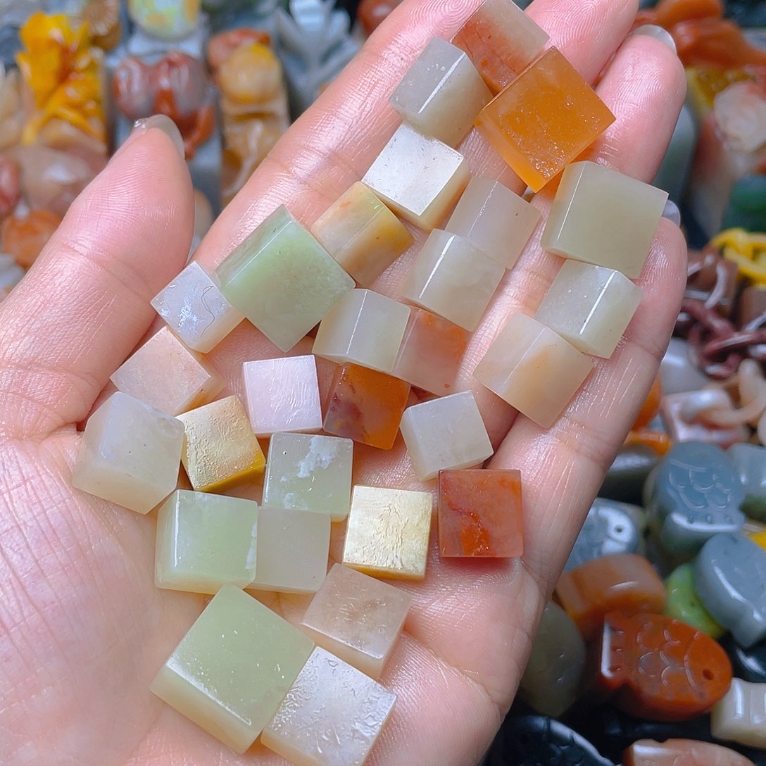 青田石印石小方块