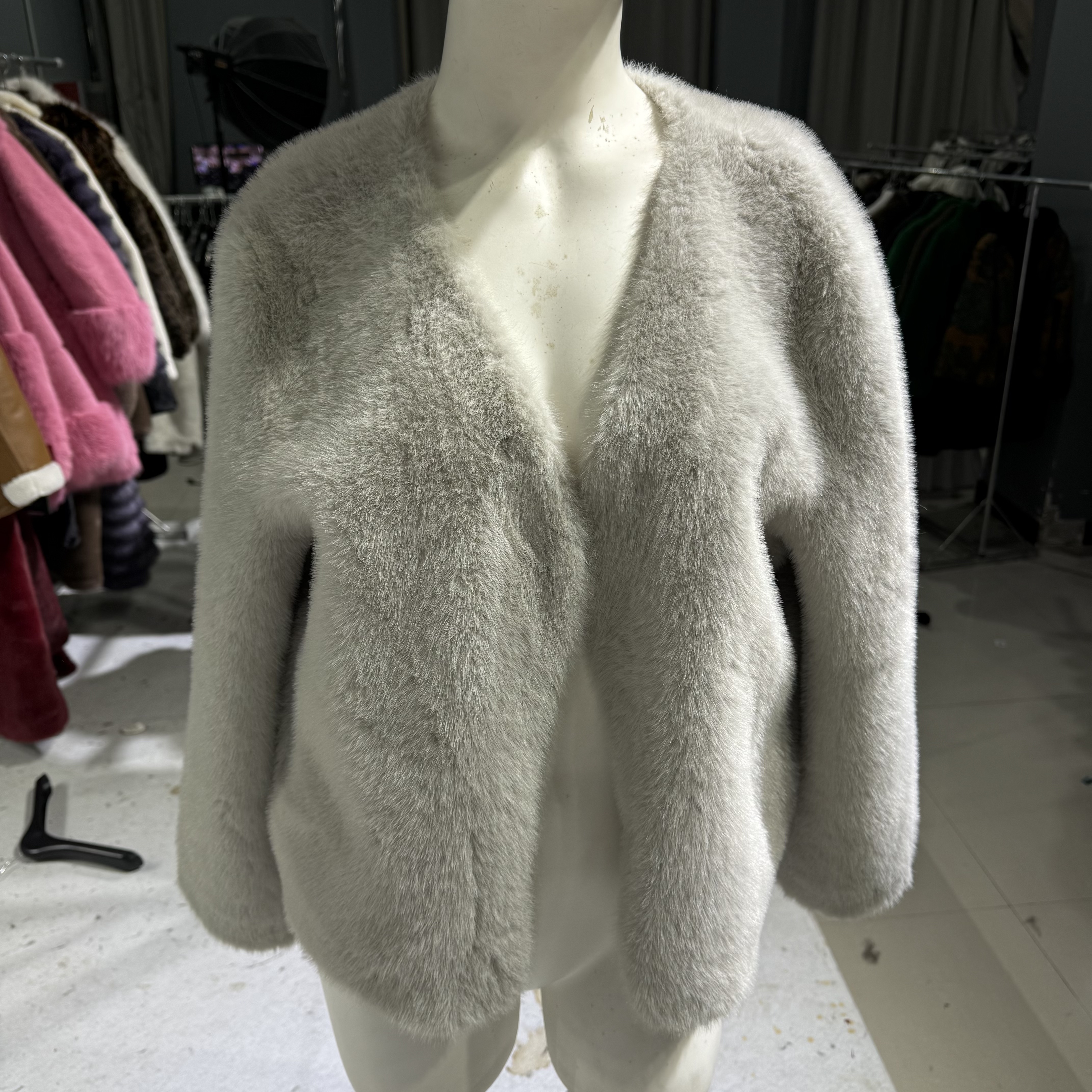 B27网红爆款时尚百搭貂绒外套韩版