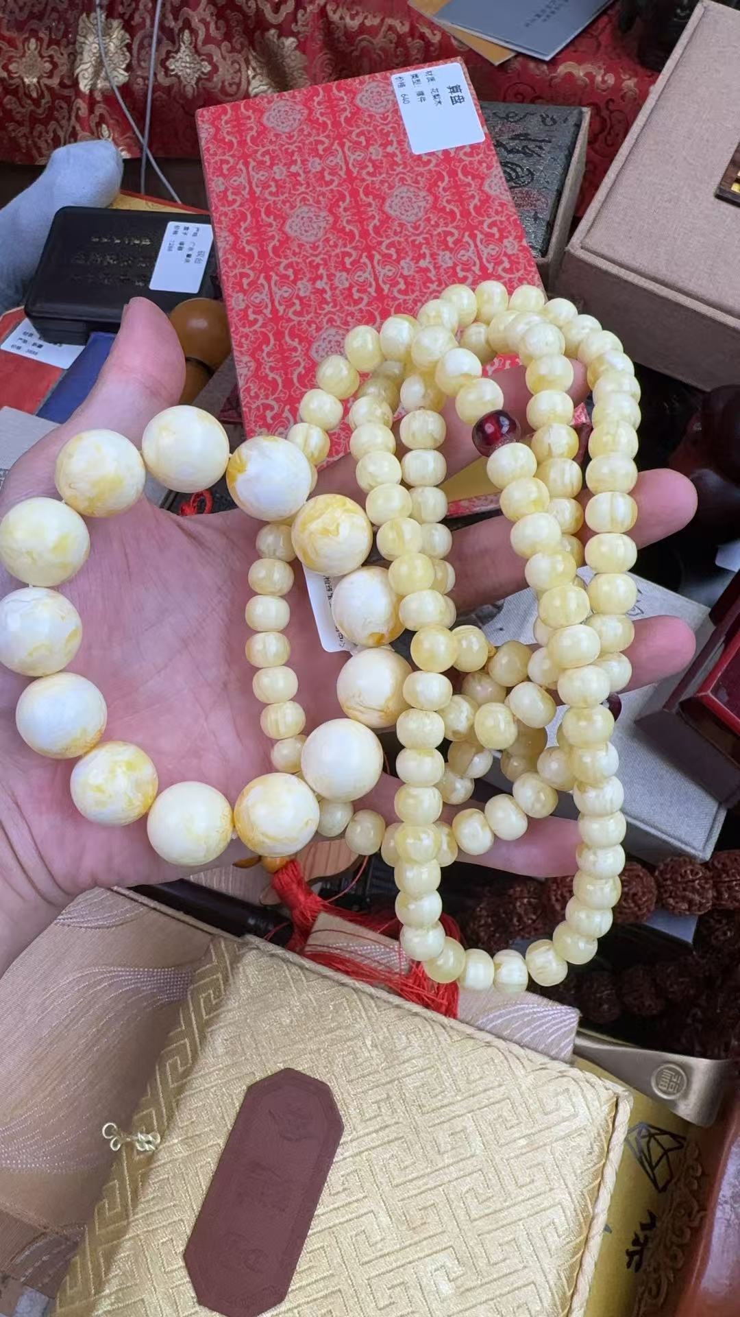 【闪购商品】骨白手串+108颗