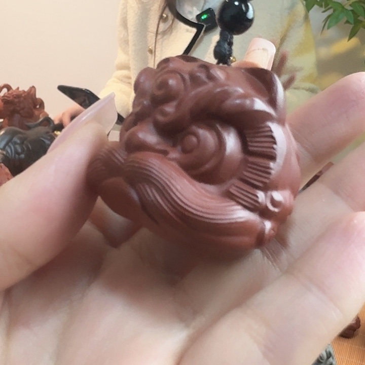 紫砂茶宠手把件摆件