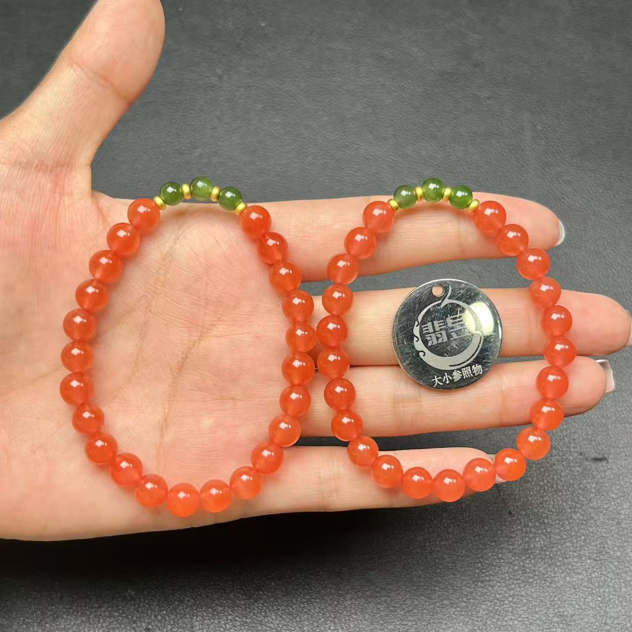 36700T31-4N21-南红手串/约7+/约22颗/-多样性发其一