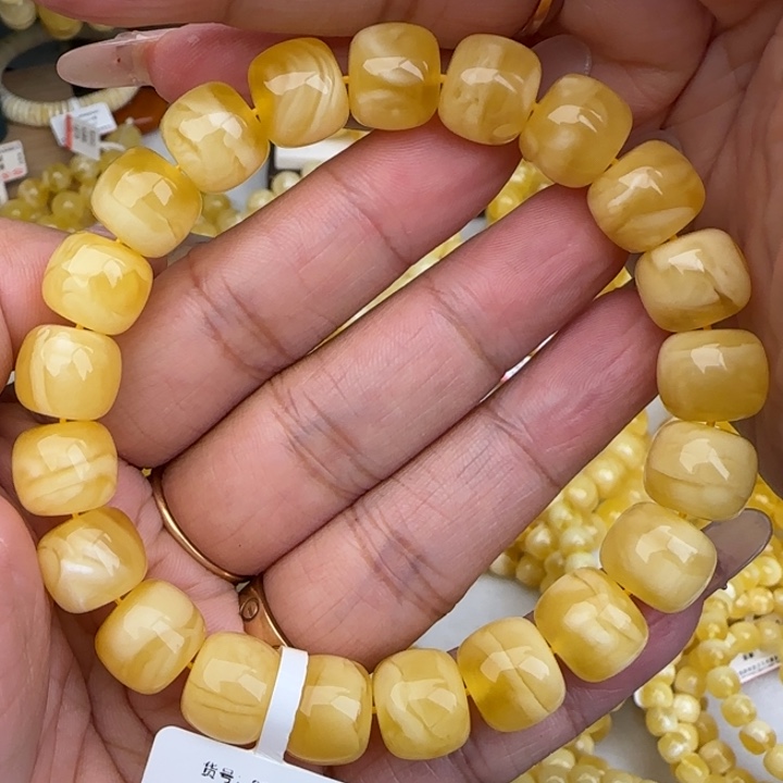 手链蜜蜡未镶嵌妖花老型手串