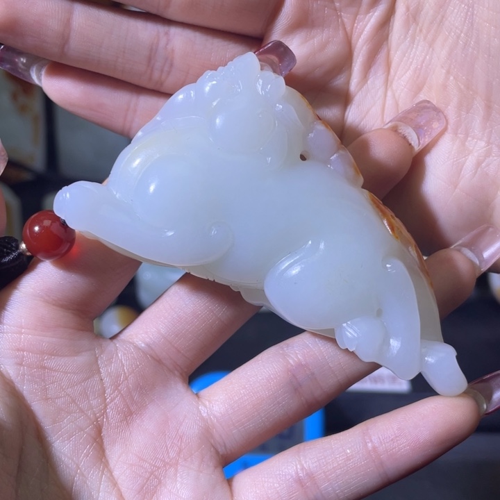 和田玉把件未镶嵌搏*生