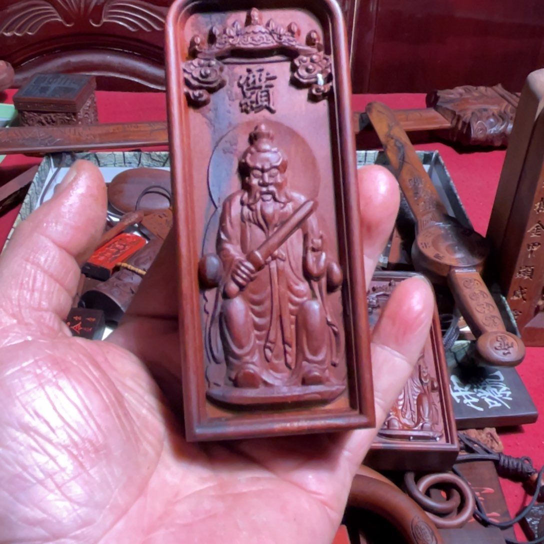 枣木雷击枣木雕刻天使