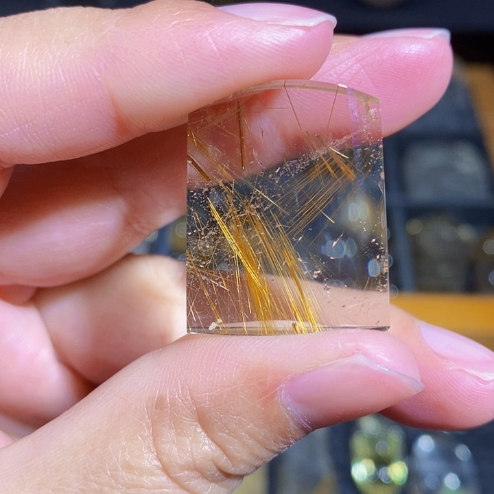 发晶颈饰未镶嵌吊坠