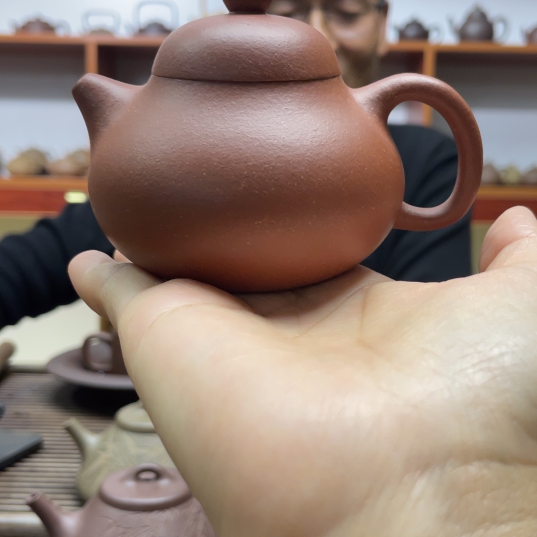 紫砂茶壶红降坡文旦150CC