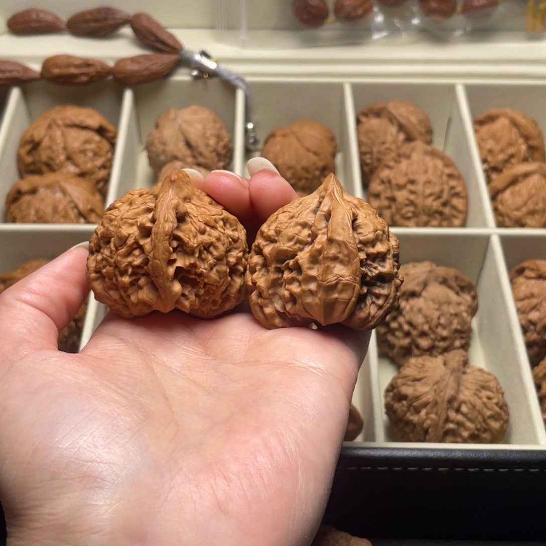 文玩核桃吊坠官帽半壁