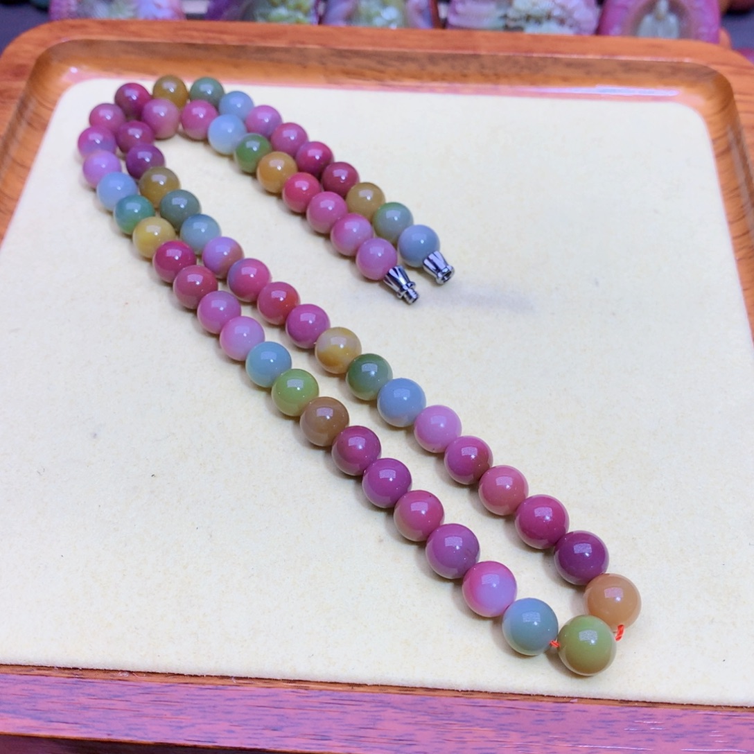 玛瑙未镶嵌项链盐源