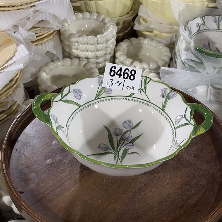 瓷微瑕外贸餐具6468