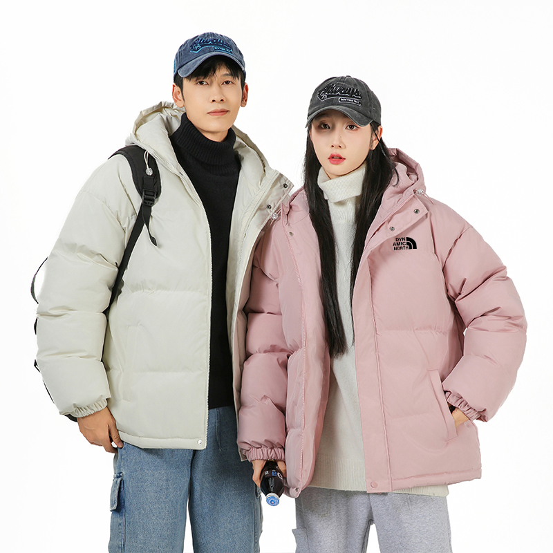 动感北面秋冬新款冲锋衣男保暖防风防泼水潮流棉服ins风高街韩系