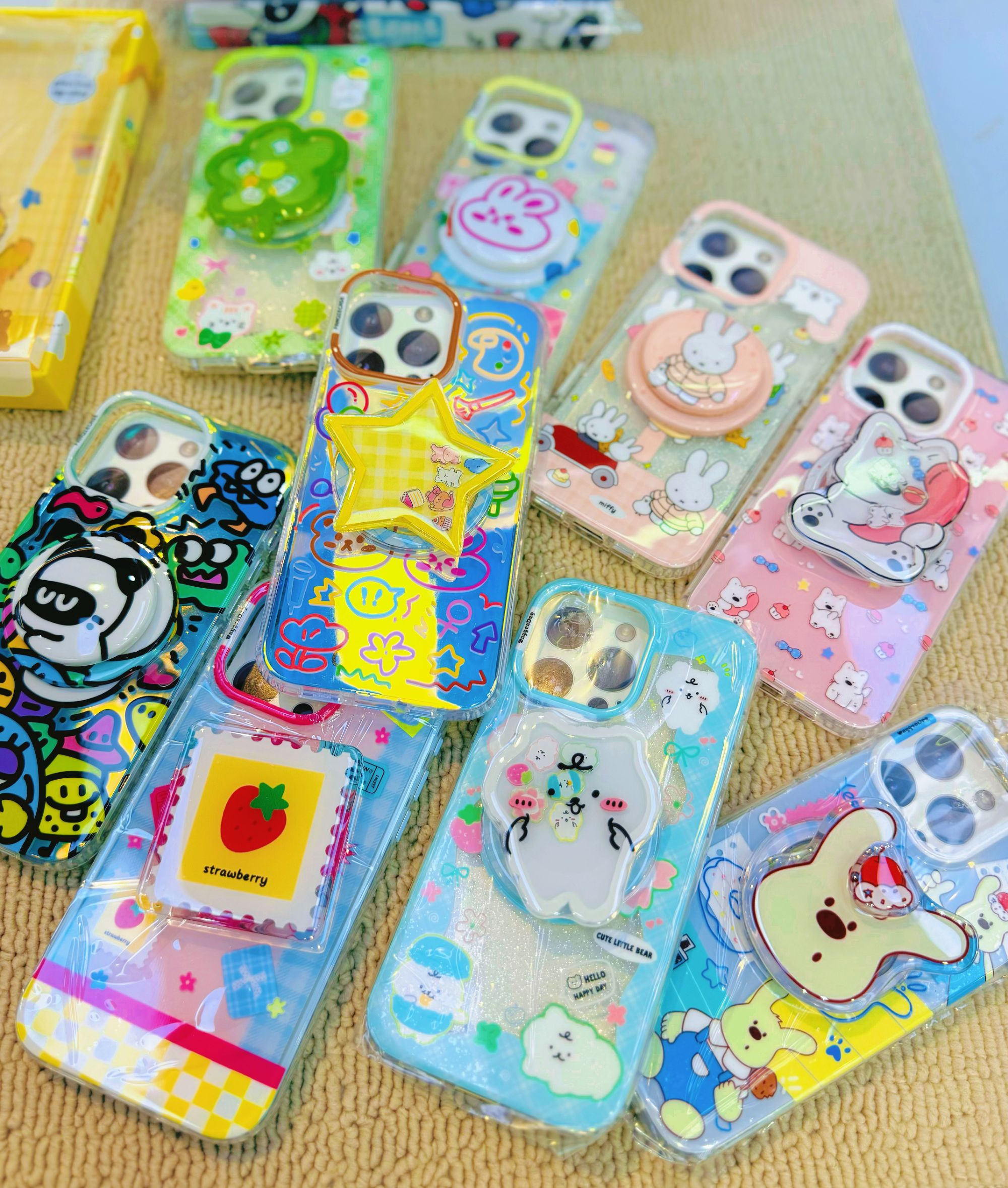 女款透明创意全包简约网红ins个性可爱防摔超薄小众手机壳