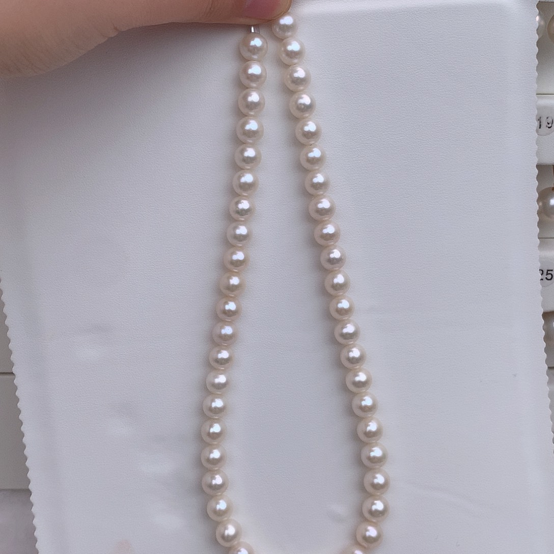 淡水珍珠颈饰银S925镶嵌