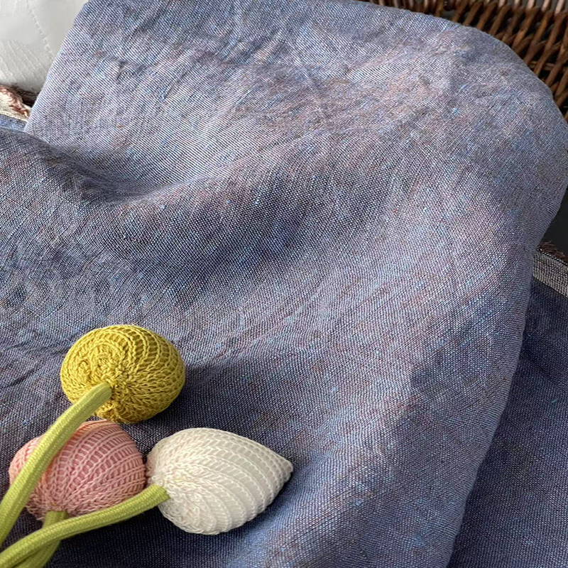 14支靛蓝色汉麻布料汉麻界的软黄金袍子裙子套装高货的服装布料