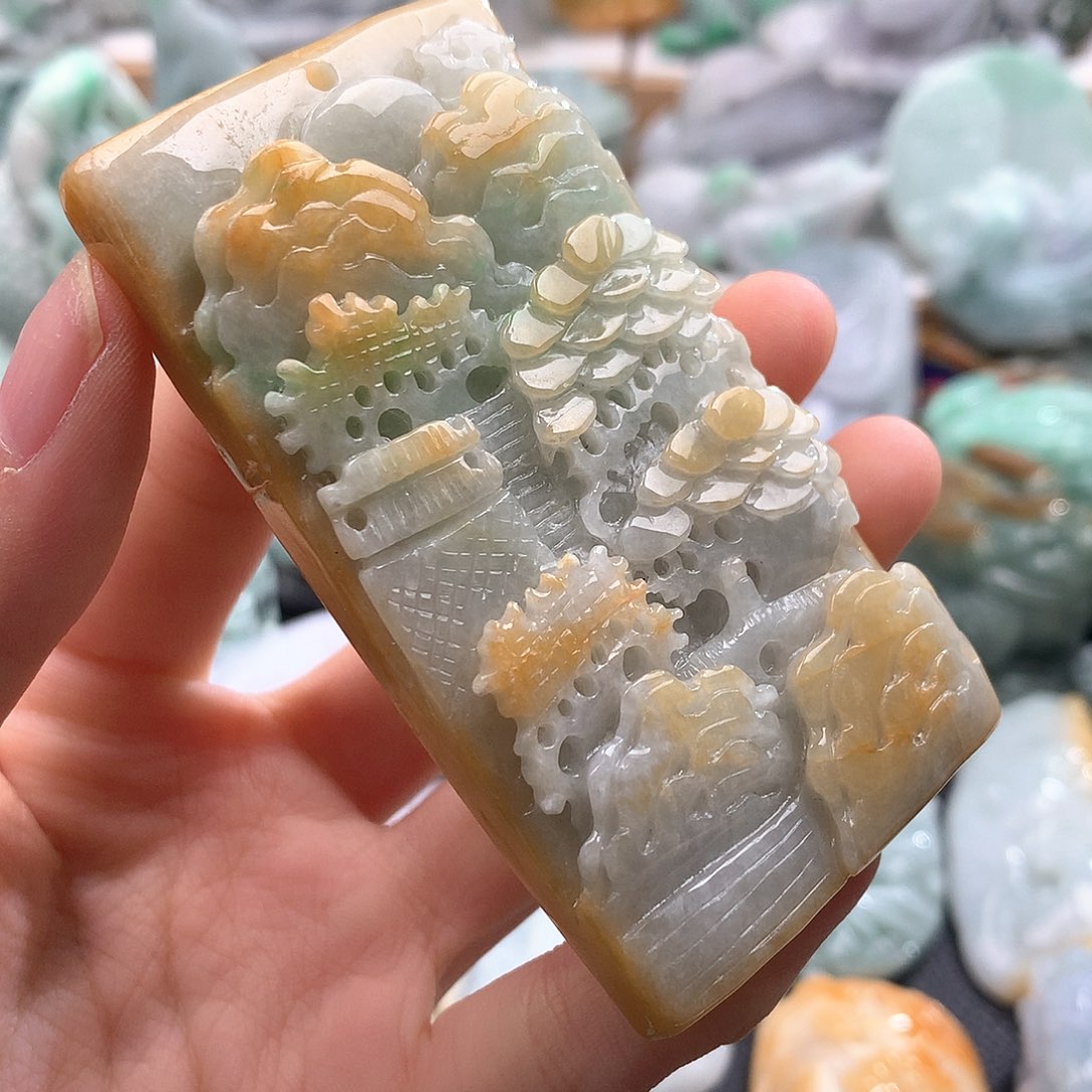 吊坠(不含链)未镶嵌翡翠