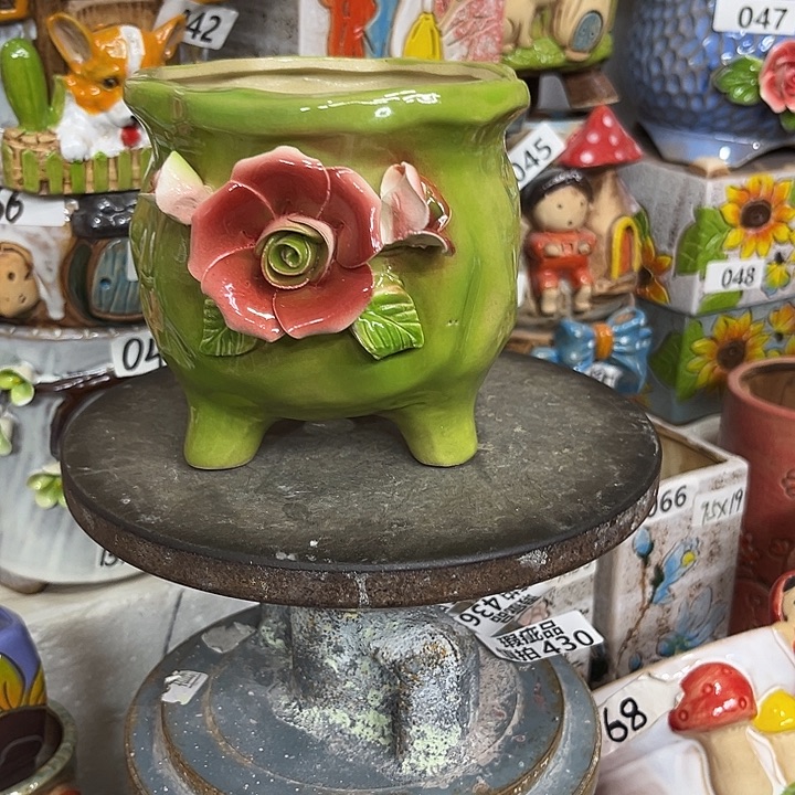 粗陶材质多肉花盆