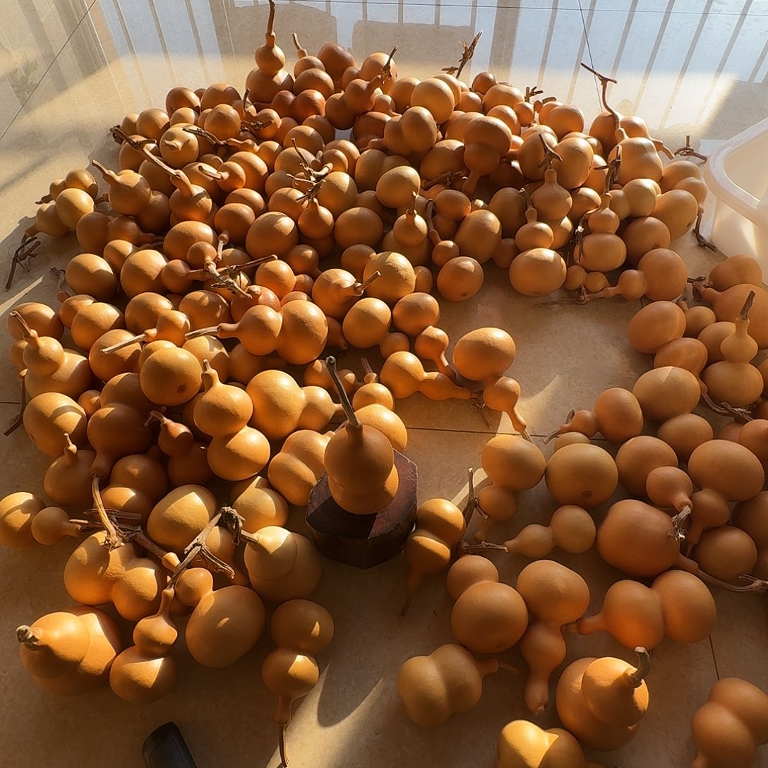 山***兄恭喜发财纯天然葫芦