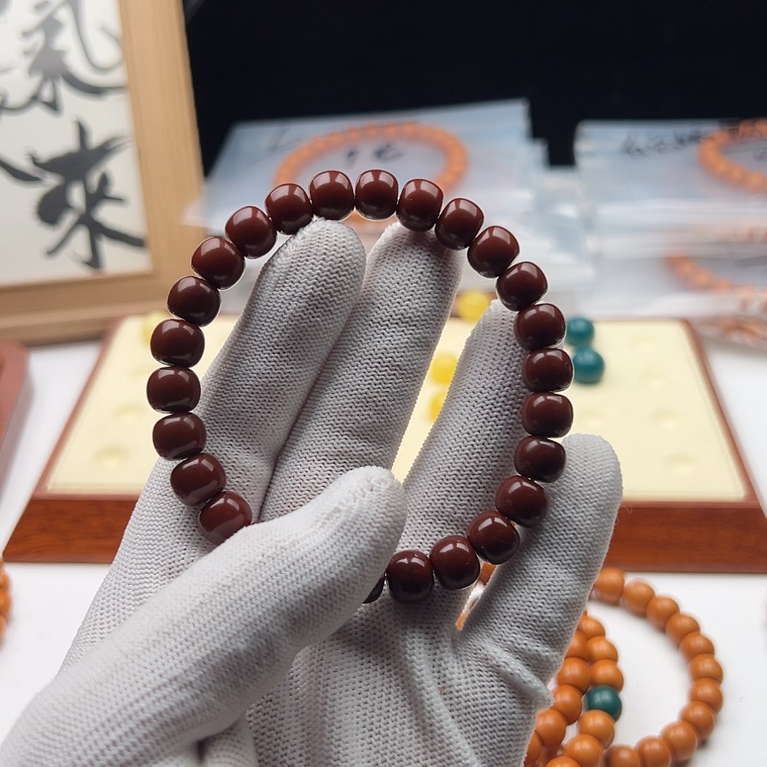 猴头核桃手串反****r全品老型9红串