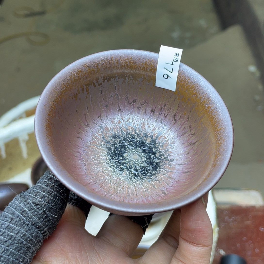 茶盏176 福临号建盏柴烧微瑕