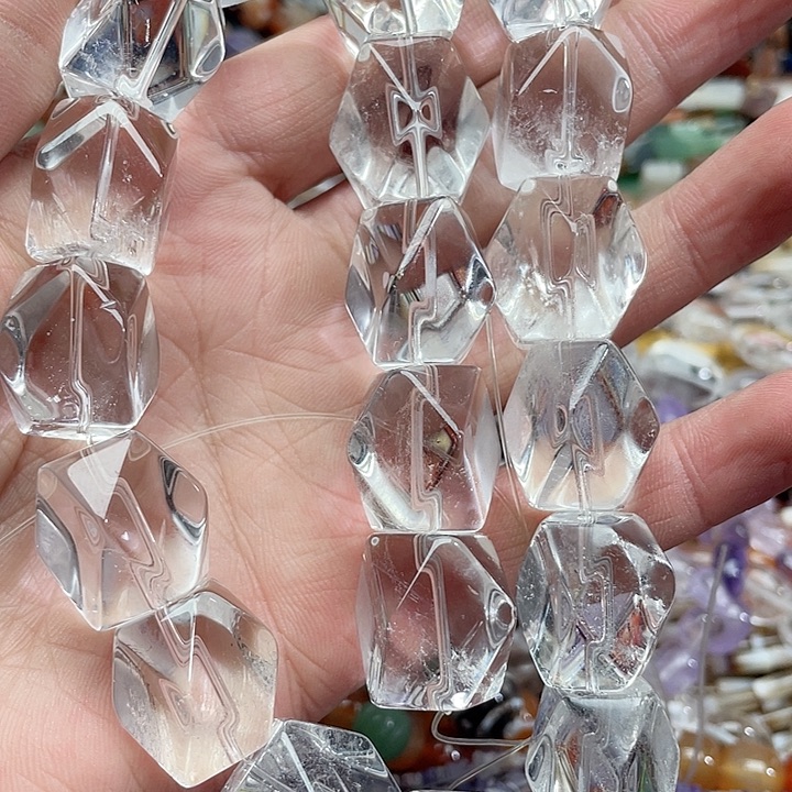 玛瑙/玉髓珠宝半成品未镶嵌拍3单发一整条15x20m