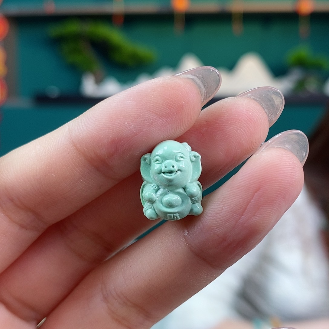 绿松石珠宝奇石未镶嵌