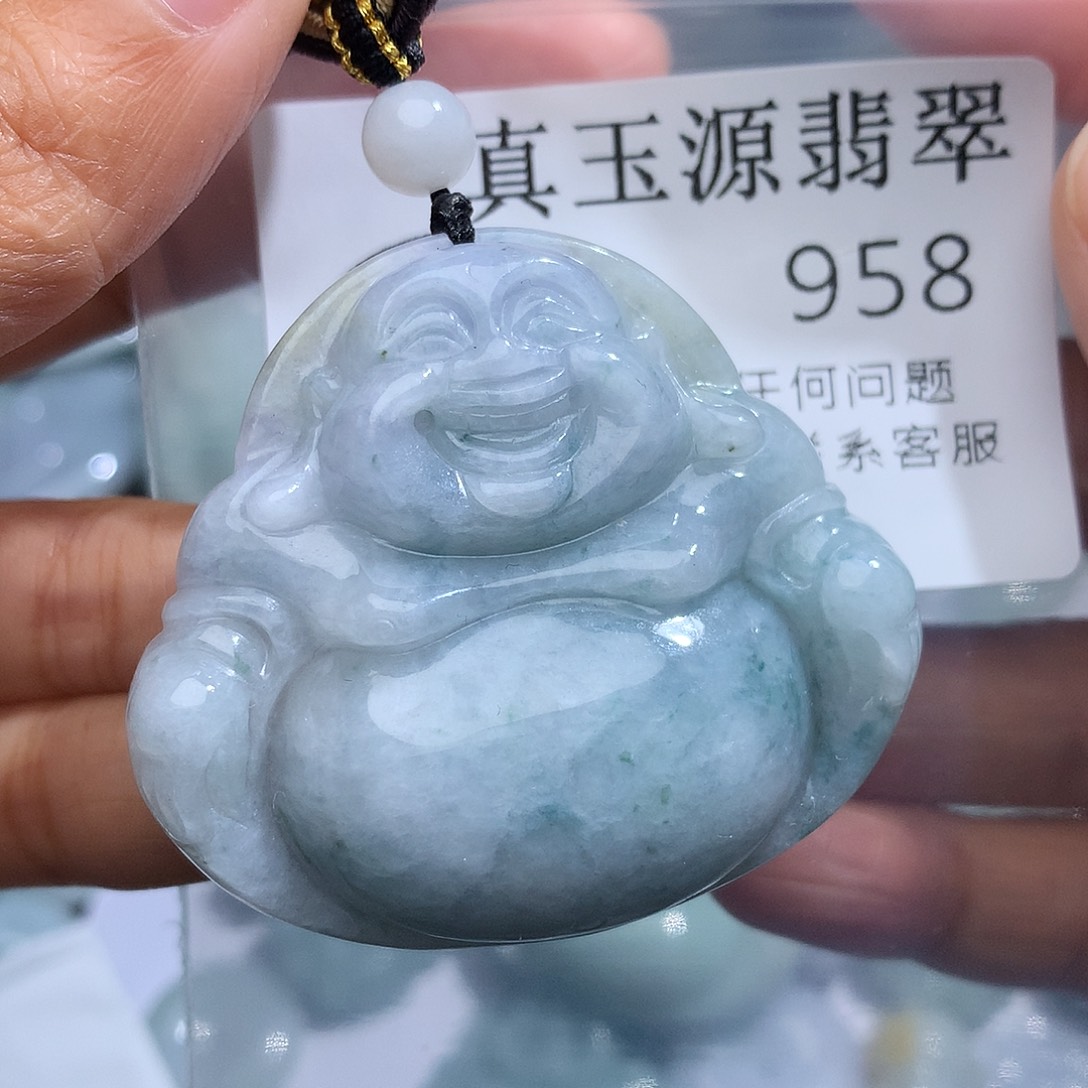 翡翠未镶嵌颈饰958