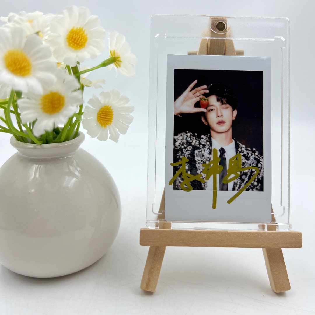 李沛恩 签名正品三寸拍立得照片周边