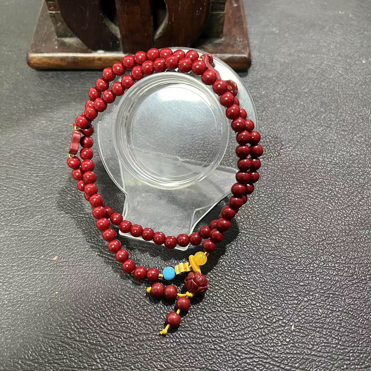 含辰砂工艺品151   精品手串(无礼盒）