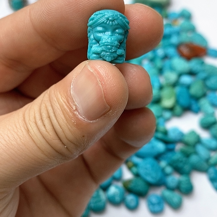 绿松石珠宝奇石未镶嵌