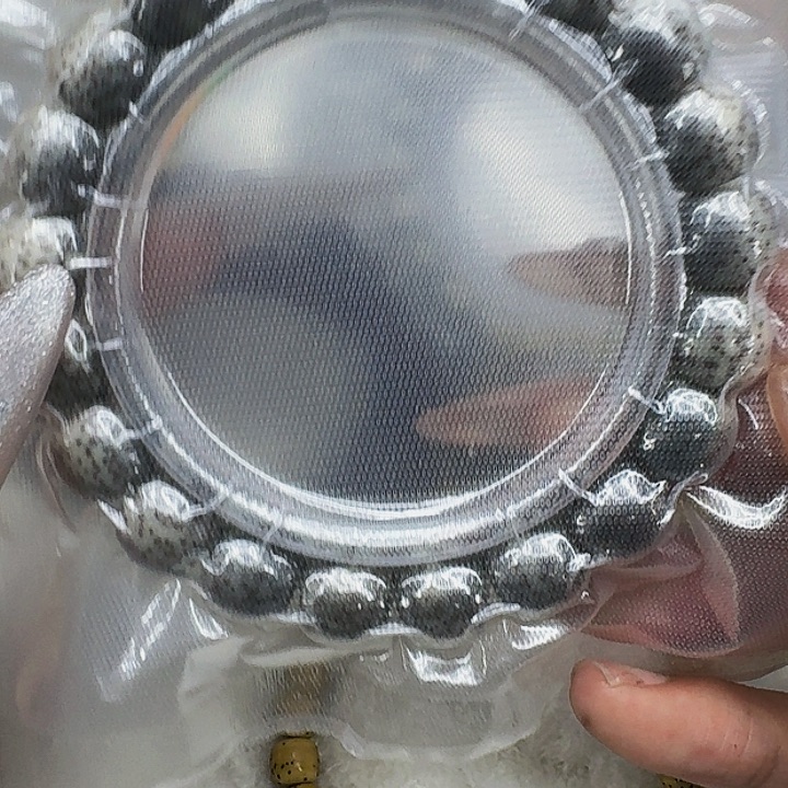 星月菩提手串442高端黑灰星月菩提11桶单圈