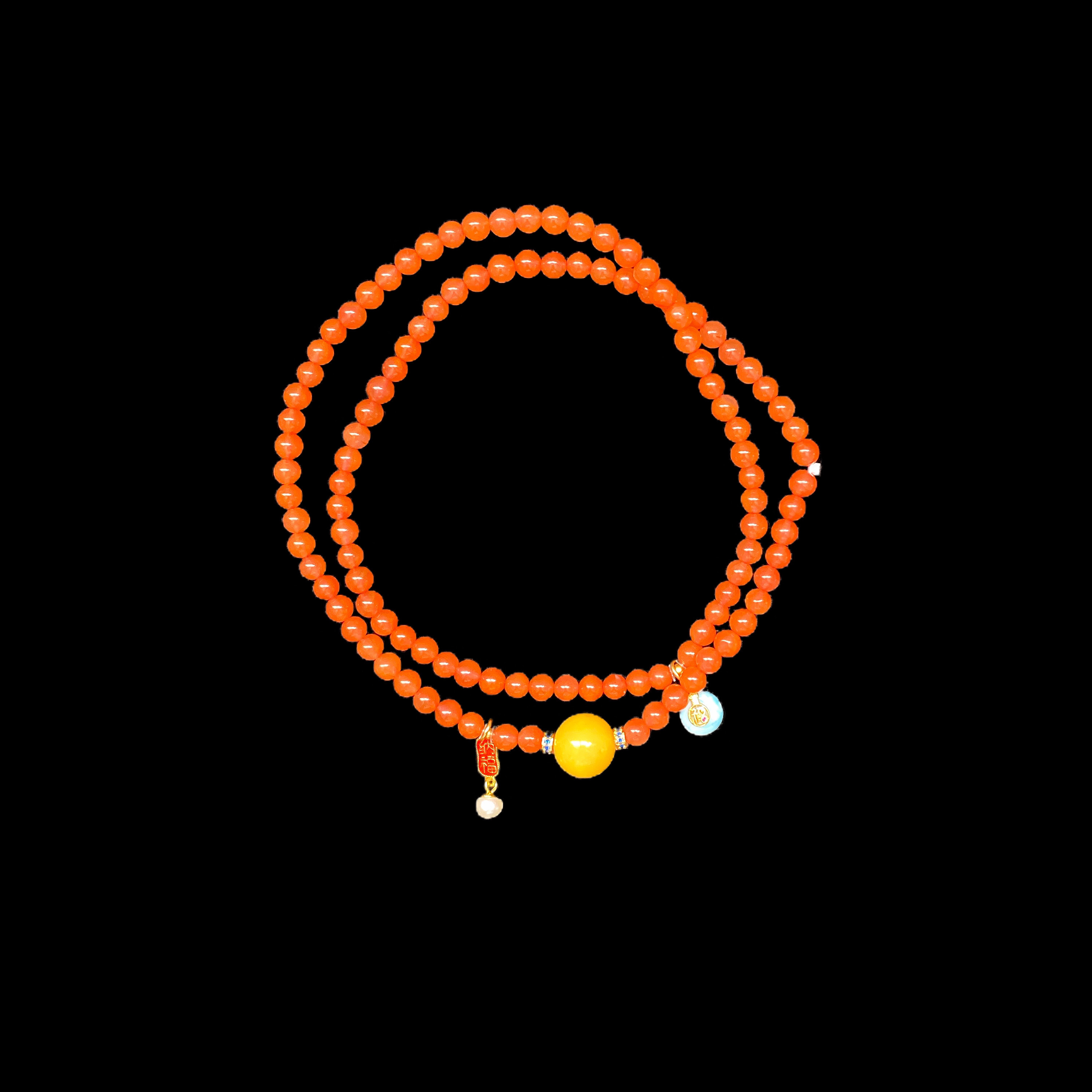 4754南红项链孤品