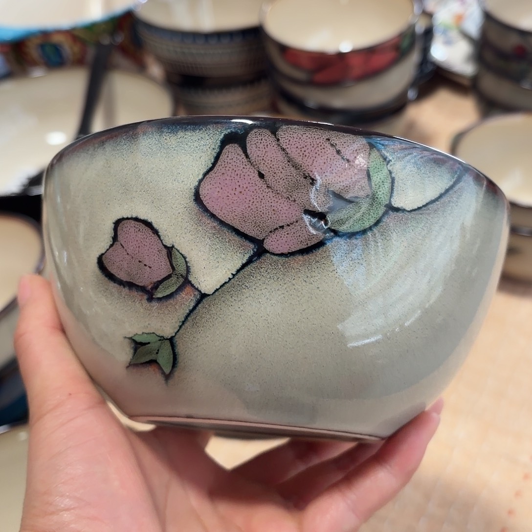 瓷片4只6寸面碗正品福利价格