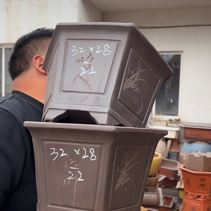 紫砂花盆紫砂花盆