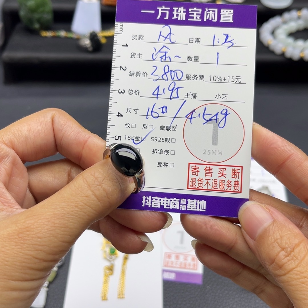 风***岭翡翠18K金镶嵌颈饰