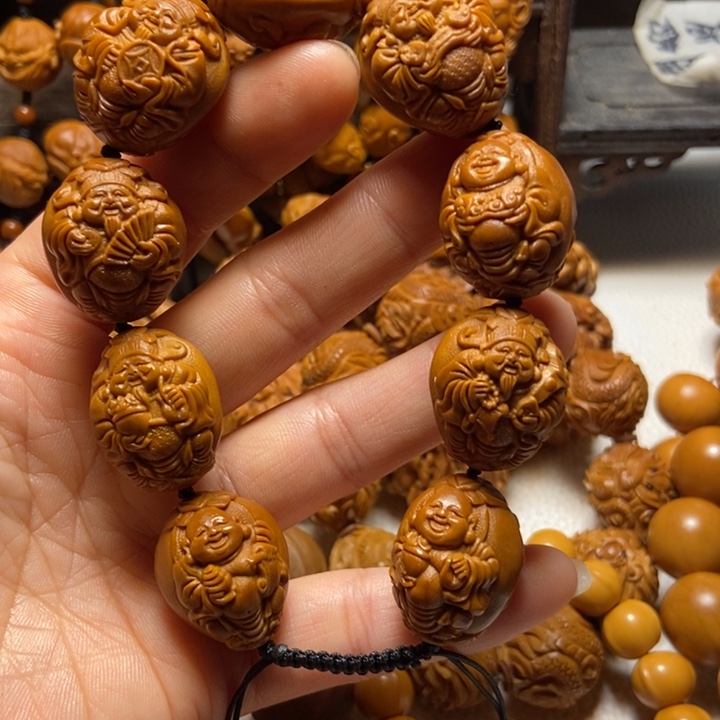 【闪购商品】橄榄核手串/手链双面财弥