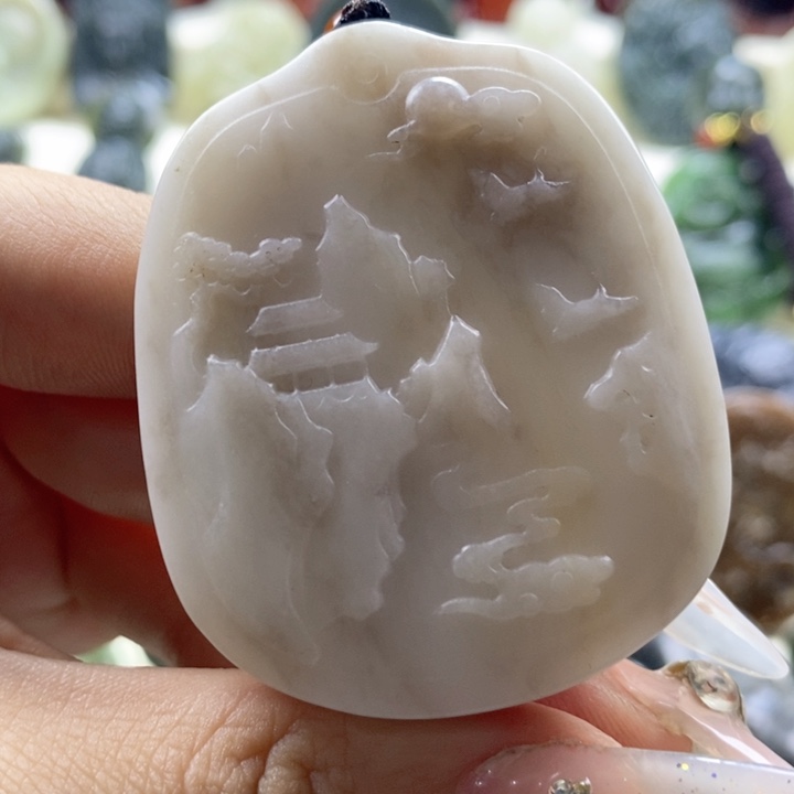 和田玉颈饰未镶嵌