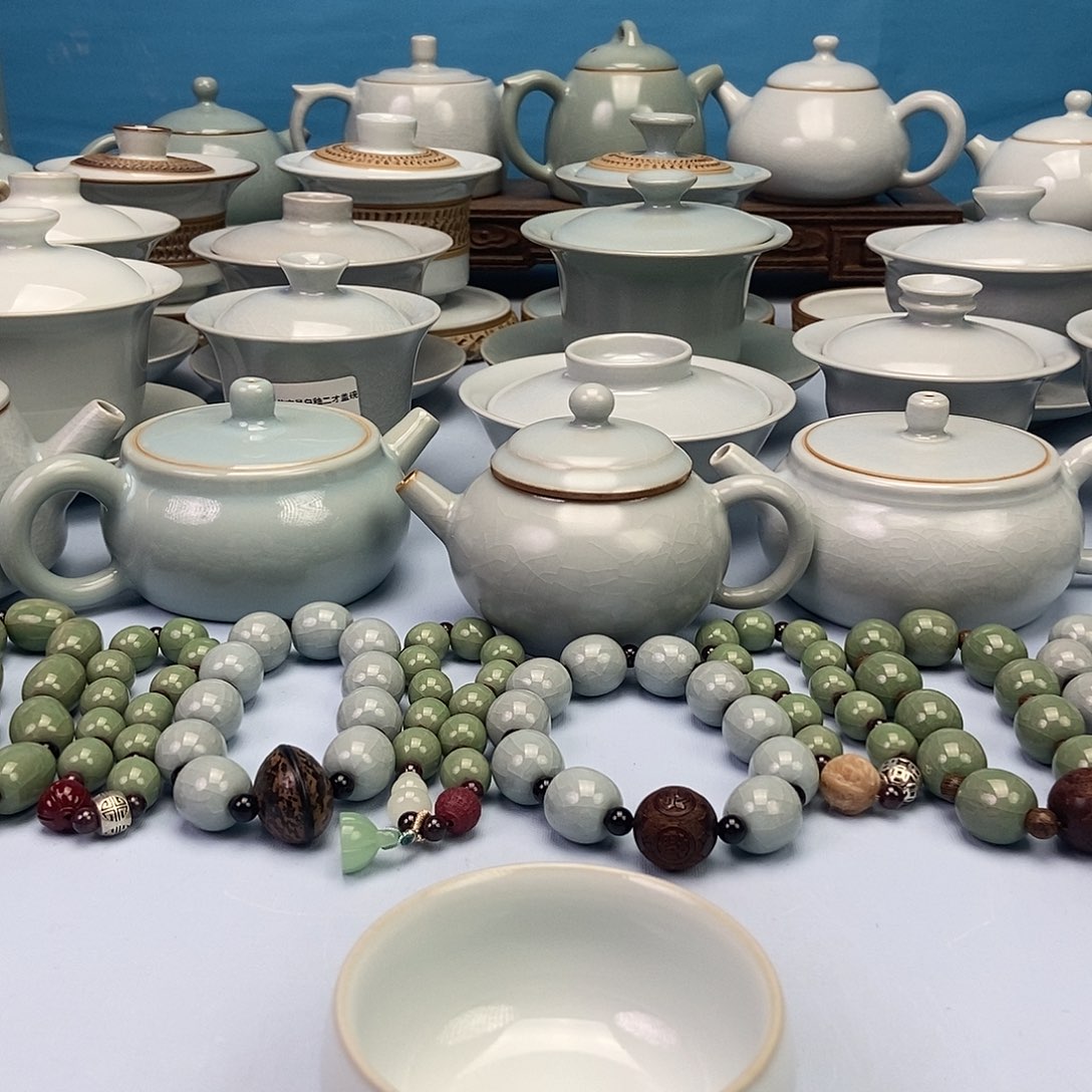 杯月白釉普洱杯原矿原釉原产地