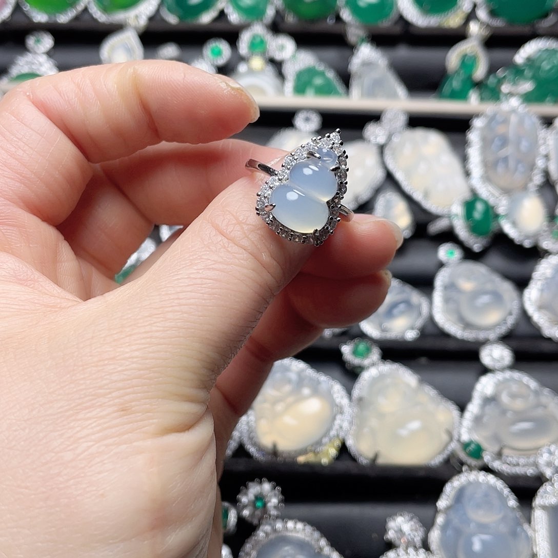 玛瑙/玉髓挂件合金