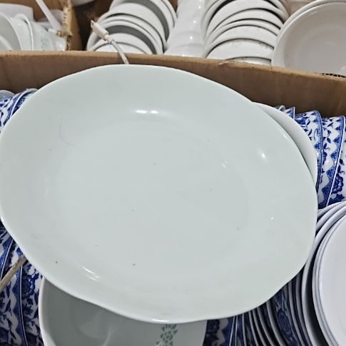 瓷青瓷8寸盘一个南瓜