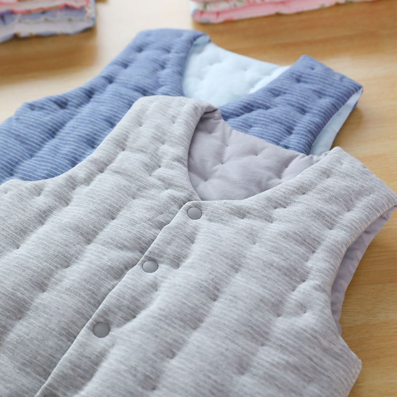 儿童棉花手工马甲 男女中大童加厚坎肩 小孩夹棉背心保暖马夹冬季