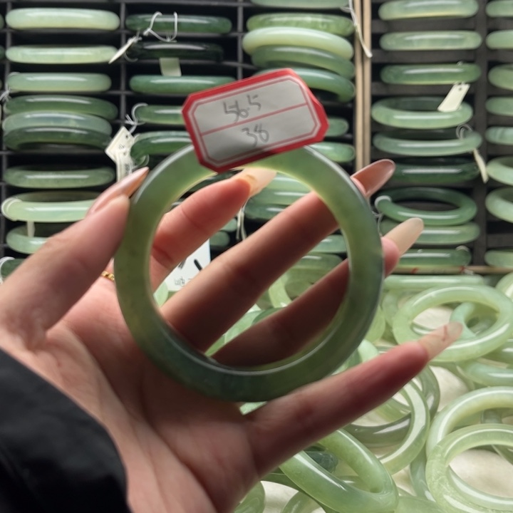蛇纹石玉合金手镯