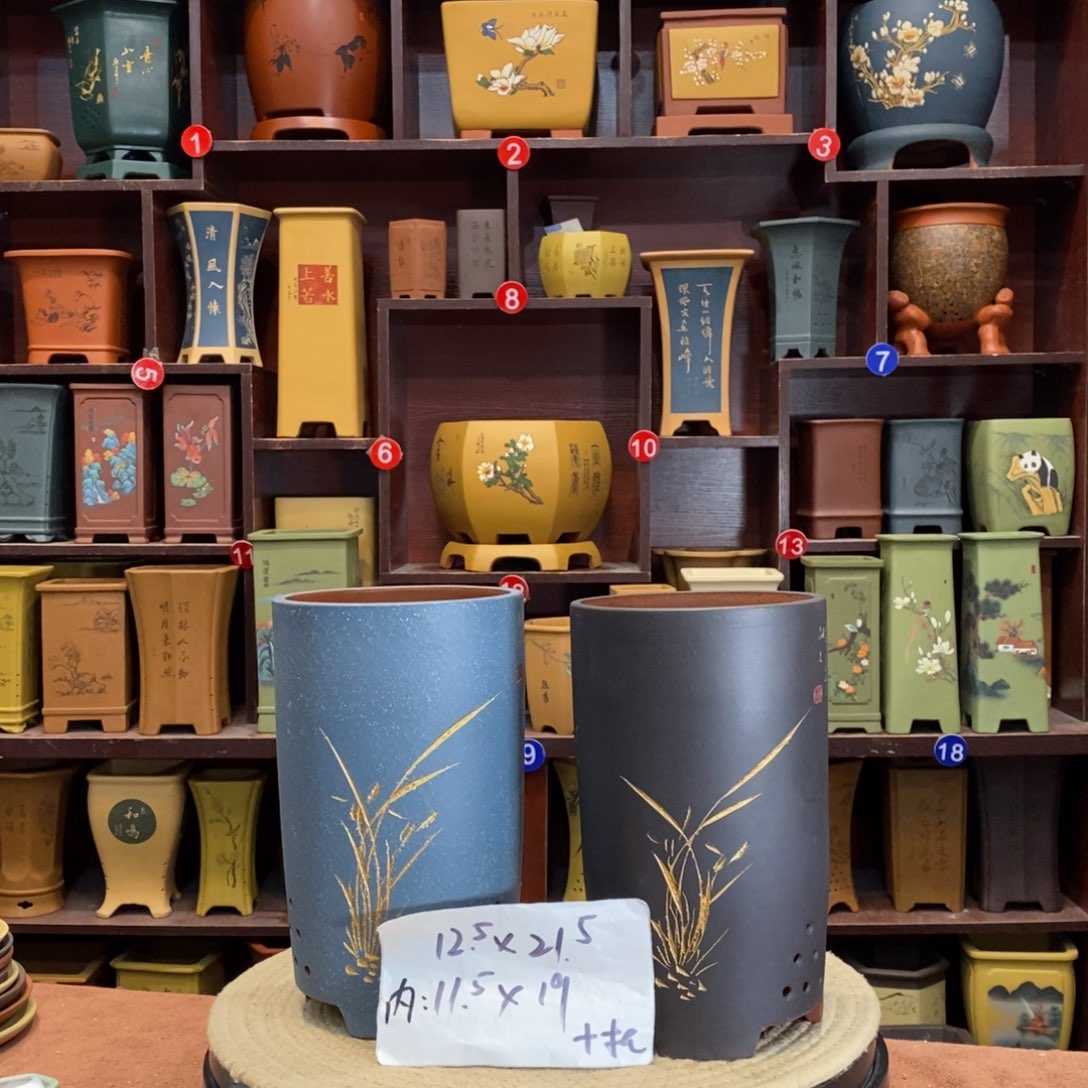 紫砂花盆紫砂艺术