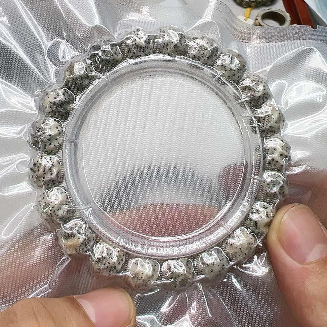 星月菩提手串68灭火糯冰火烧云石玉星月菩提单圈11