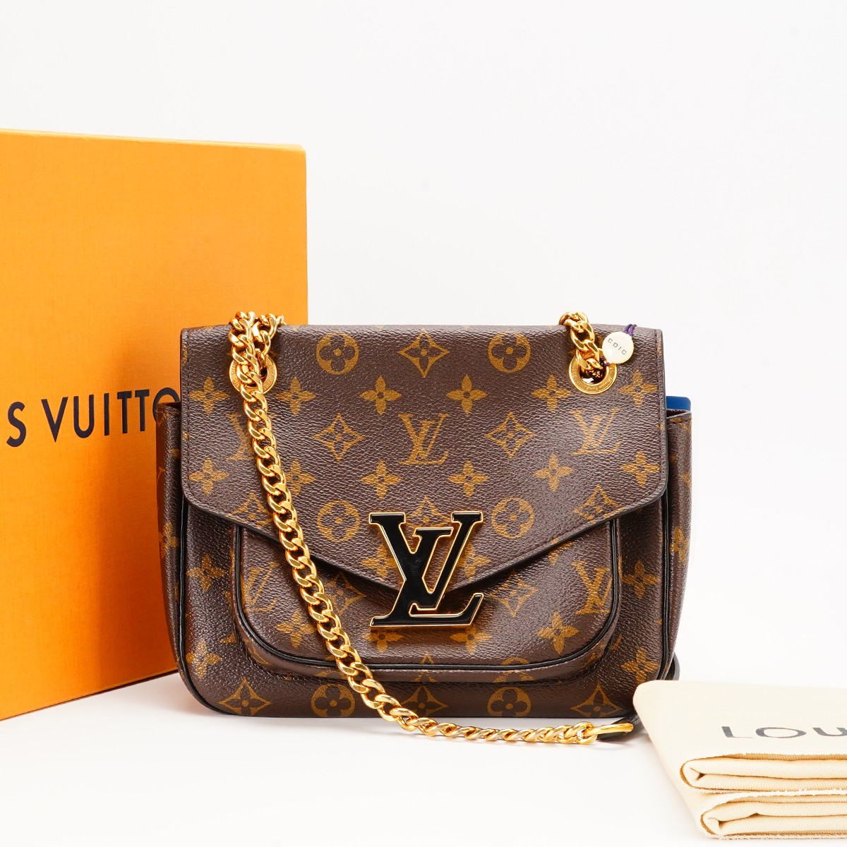 99新 LouisVuitton/路易威登 【总仓一口价】passy邮差包/BG2200728