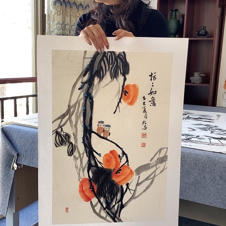 国画纯手绘国画写意作品42*63