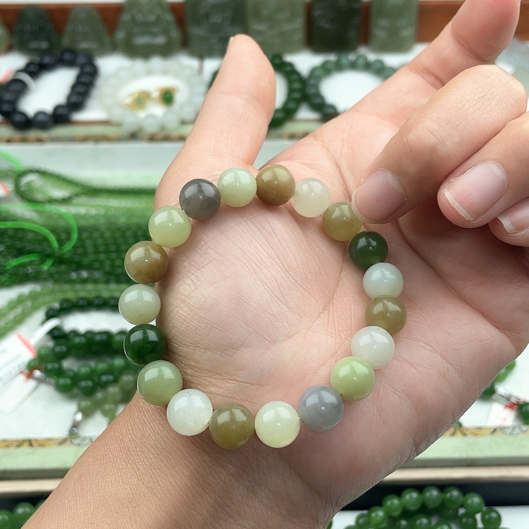 和田玉手串未镶嵌