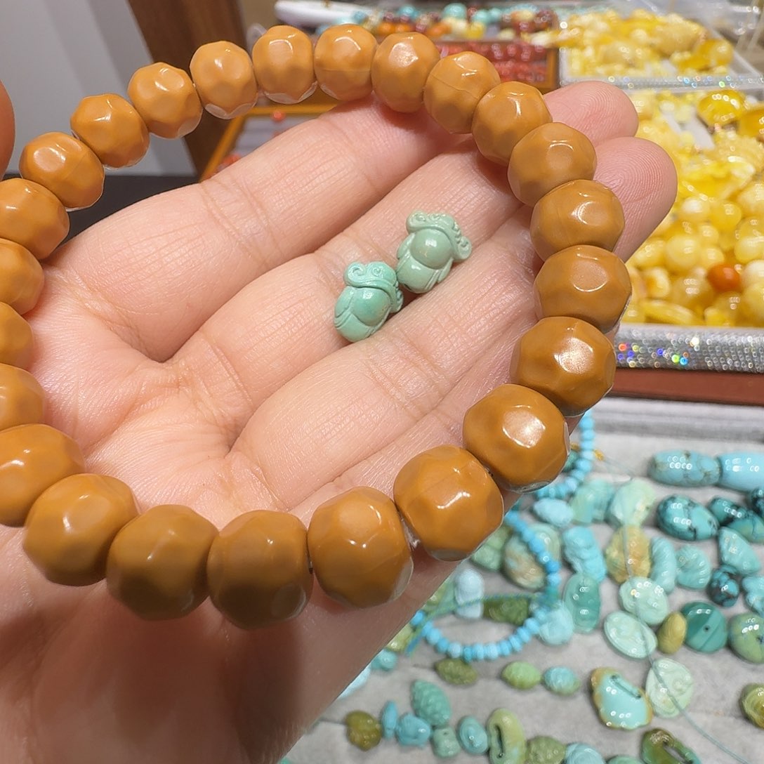 槑****猴头核桃手串配饰