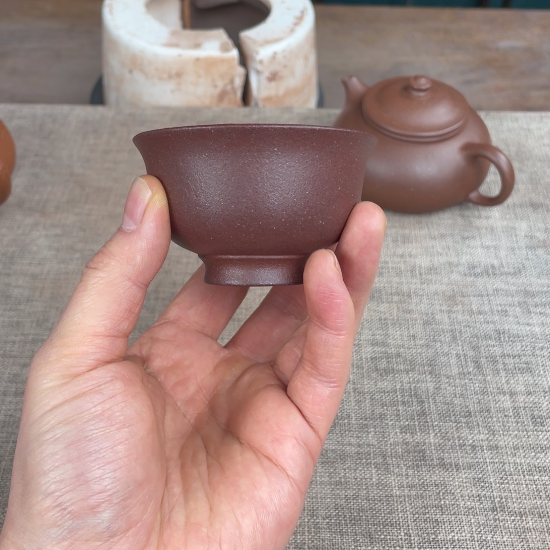 段泥茶杯宜兴紫砂工艺