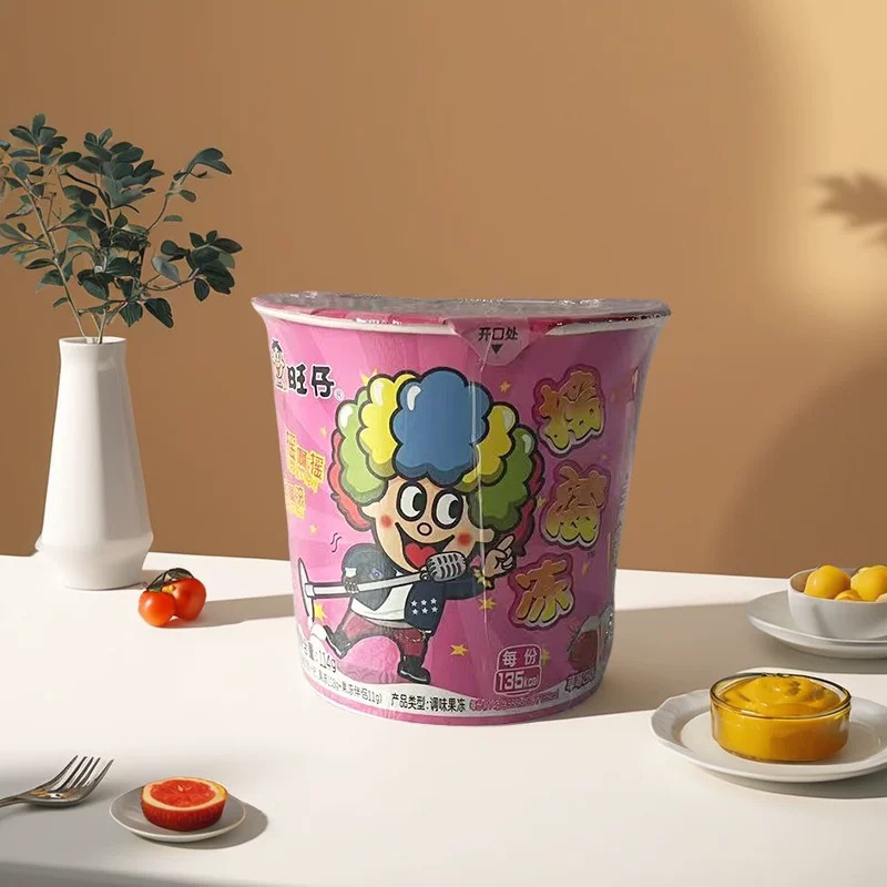 旺旺 摇滚冻草莓味114g*19杯