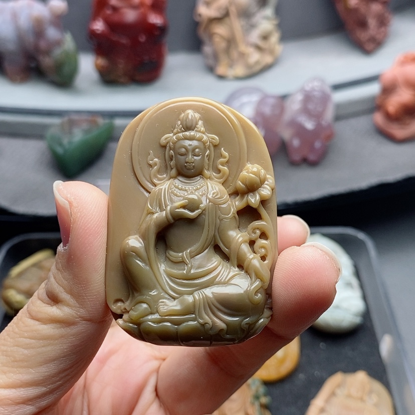 【闪购商品】未镶嵌吊坠定制石英质玉