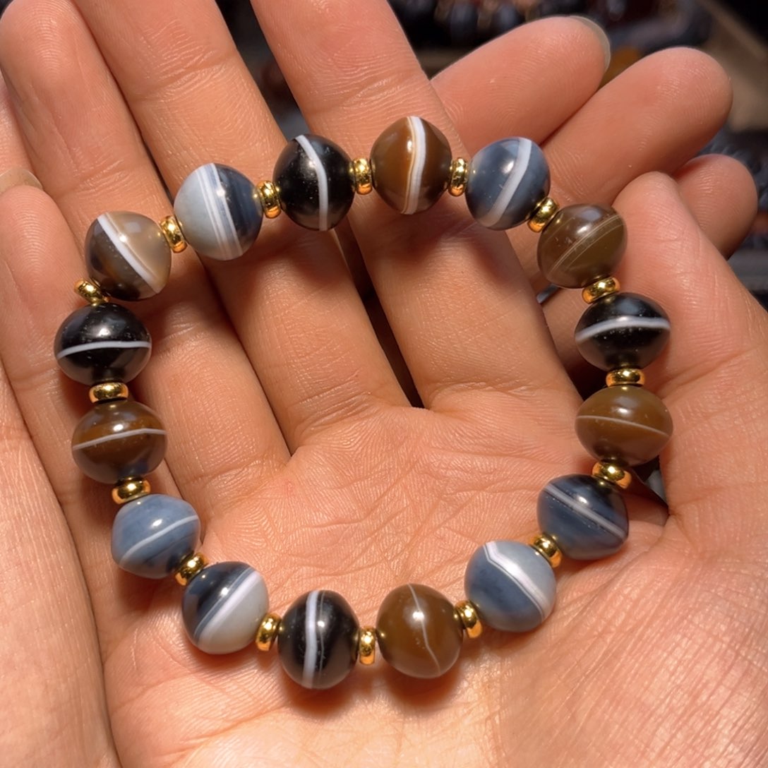 玛瑙/玉髓单珠未镶嵌